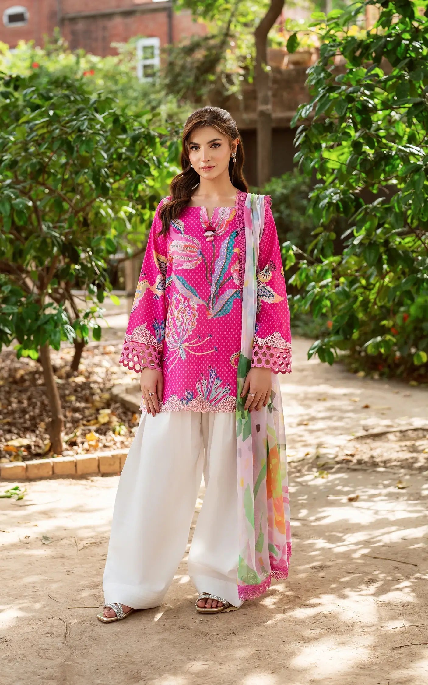 Asifa and Nabeel | Yakin Summer 25 | Roseveil-(YKL25-10) by Asifa and Nabeel - Designer Dress - Type: Ladies Clothes - Available at Libayah - 100% Original