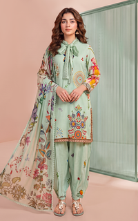 Asifa and Nabeel | Yakin 26 | Lotus (YKL26-02) by Asifa and Nabeel - Designer Dress  - Type : Ladies Clothes - Available at Libayah - 100% Original 
