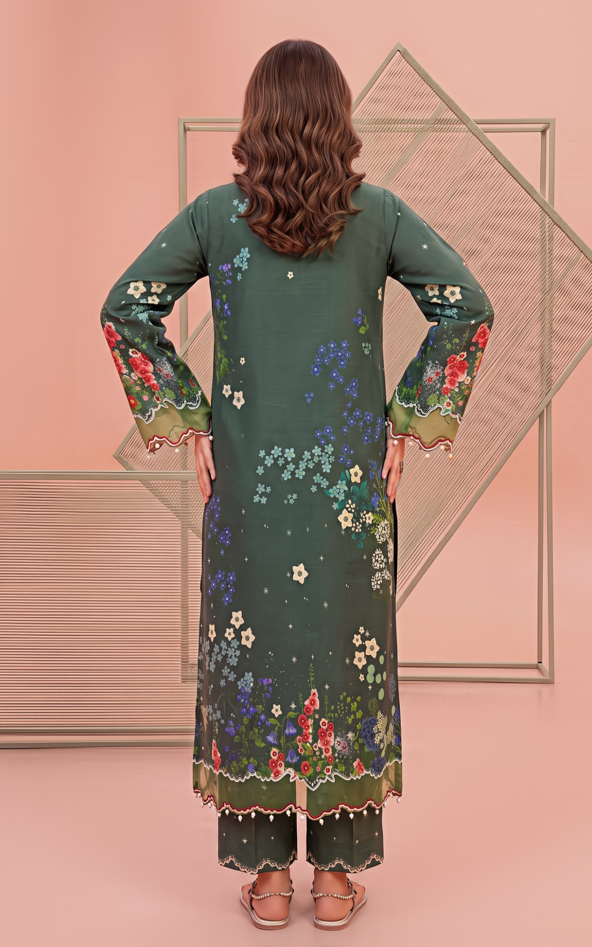 Asifa and Nabeel | Yakin 26 | Tulip (YKL26-04) by Asifa and Nabeel - Designer Dress  - Type : Ladies Clothes - Available at Libayah - 100% Original 