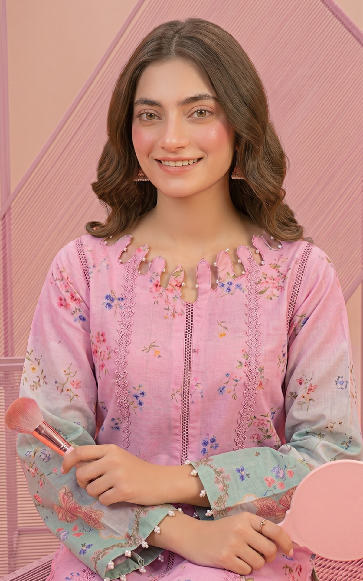 Asifa and Nabeel | Yakin 26 | Carnation (YKL26-06) by Asifa and Nabeel - Designer Dress  - Type : Ladies Clothes - Available at Libayah - 100% Original 