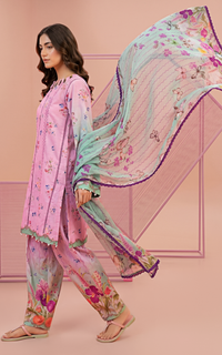 Asifa and Nabeel | Yakin 26 | Carnation (YKL26-06) by Asifa and Nabeel - Designer Dress  - Type : Ladies Clothes - Available at Libayah - 100% Original 