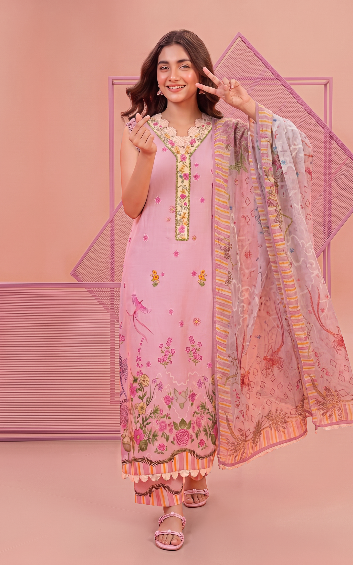 Asifa and Nabeel | Yakin 26 | Camellia (YKL26-07) by Asifa and Nabeel - Designer Dress  - Type : Ladies Clothes - Available at Libayah - 100% Original 