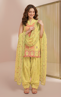 Asifa and Nabeel | Yakin 26 | Sunflower (YKL26-08) by Asifa and Nabeel - Designer Dress  - Type : Ladies Clothes - Available at Libayah - 100% Original 