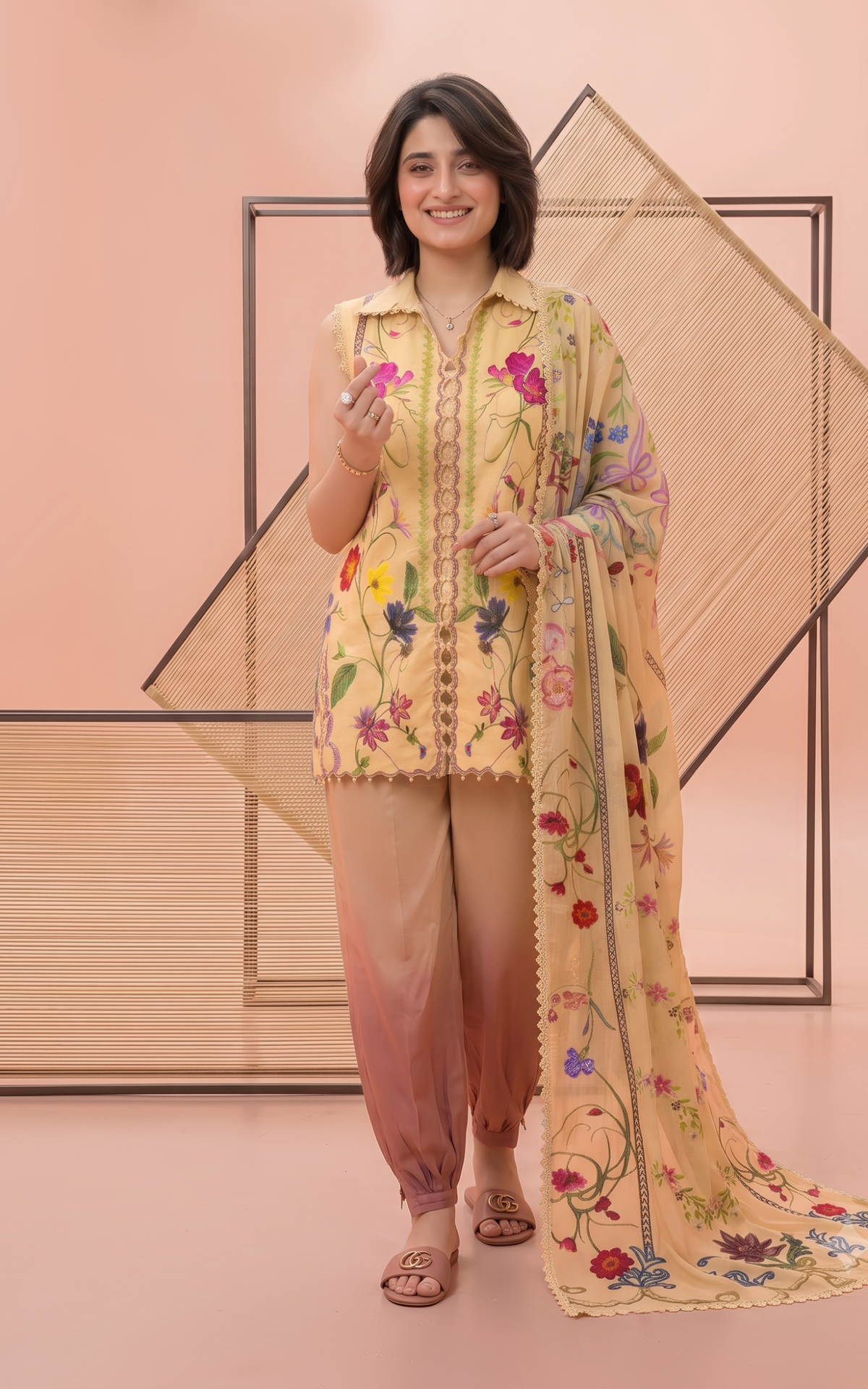 Asifa and Nabeel | Yakin 26 | Dahlia (YKL26-10) by Asifa and Nabeel - Designer Dress  - Type : Ladies Clothes - Available at Libayah - 100% Original 