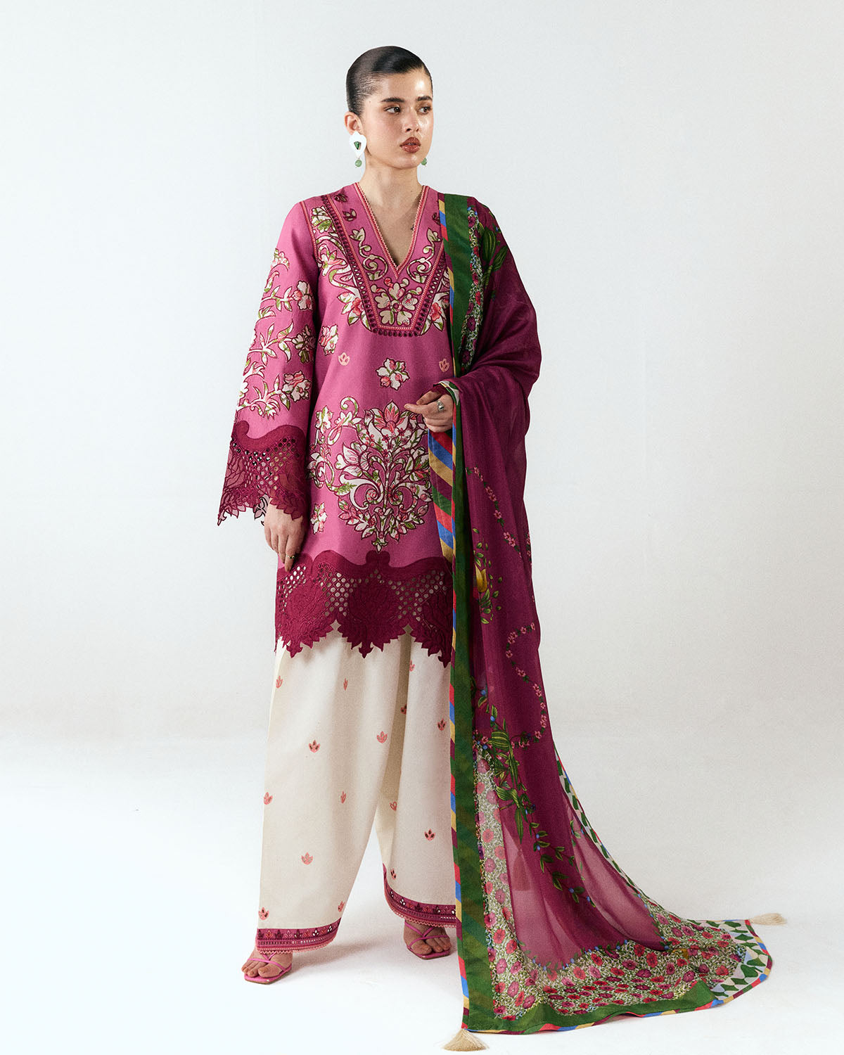 Jugnu | SS 26 Lawn | Yawi by Jugnu - Designer Dress  - Type : Ladies Clothes - Available at Libayah - 100% Original 