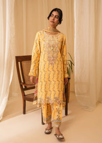 Aabyaan | Izabel Prints Linen Edit 24 | ALARA (AZ-07) by Aabyaan - Designer Dress - Type: Ladies Clothes - Available at Libayah - 100% Original