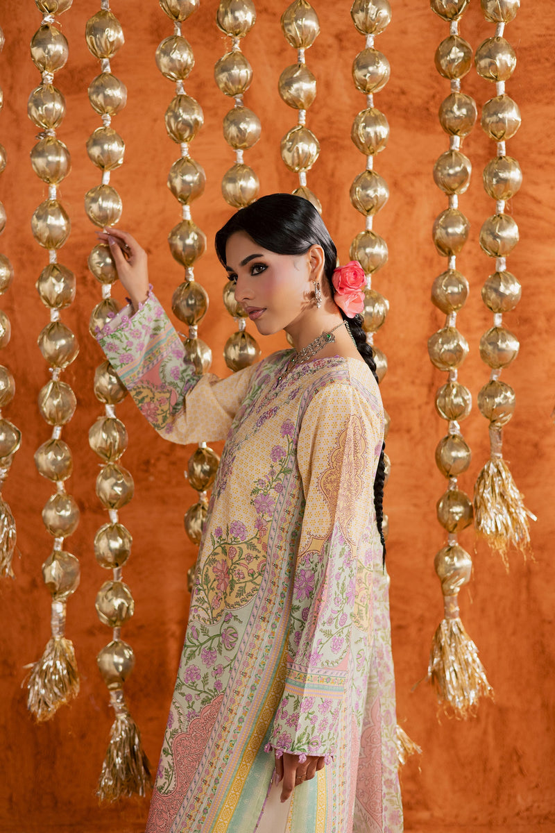 Batik | Festive Eid 26 | Yellow Tofu - by Libayah - Registered Vendor of : Batik - 100% Original Designer Dress