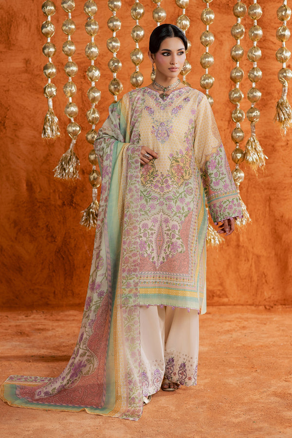 Batik | Festive Eid 26 | Yellow Tofu - by Libayah - Registered Vendor of : Batik - 100% Original Designer Dress
