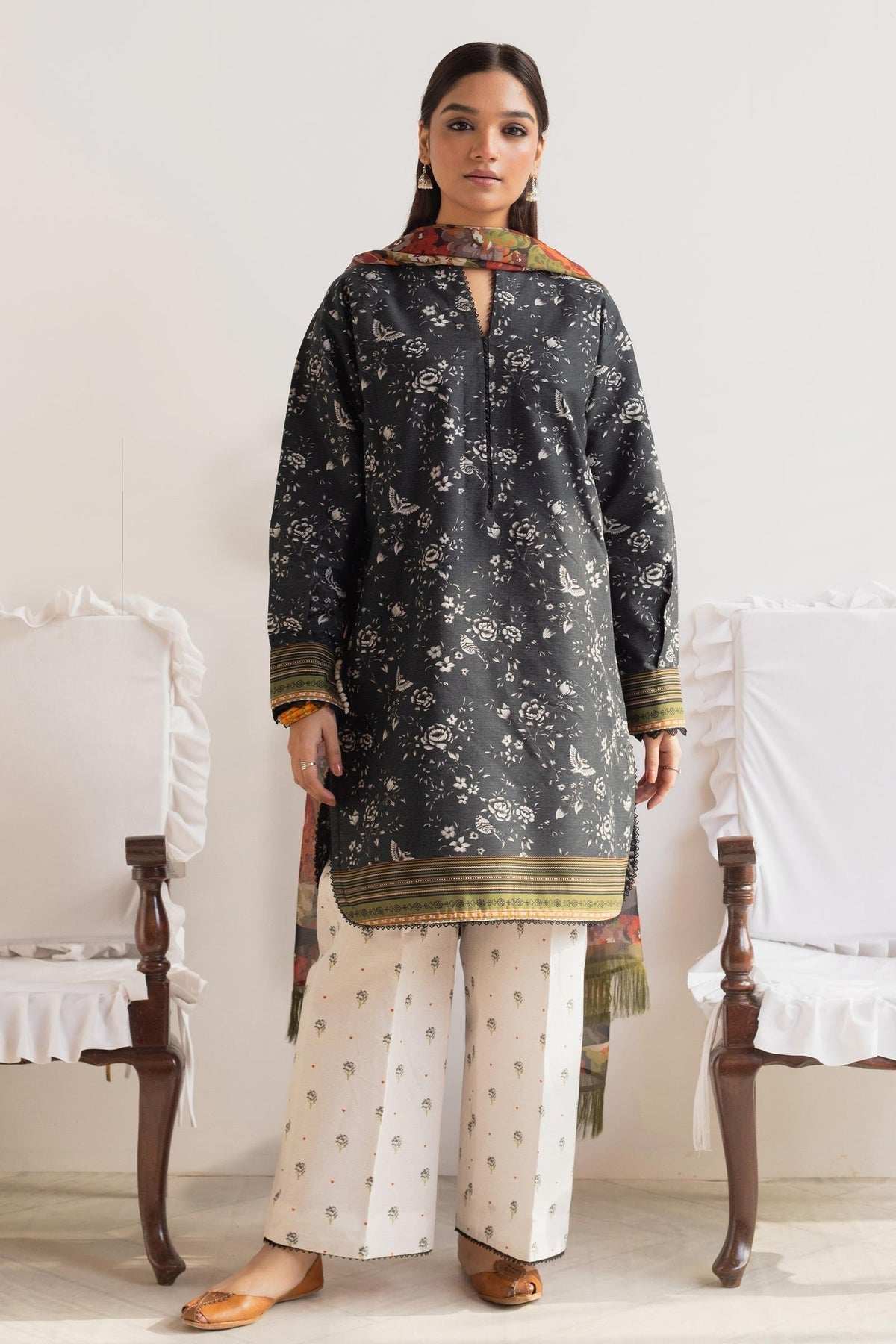 Zara Shahjahan | Coco Prints 24 | AFSANA-D7 by Zara Shahjahan - Designer Dress - Type: Ladies Clothes - Available at Libayah - 100% Original