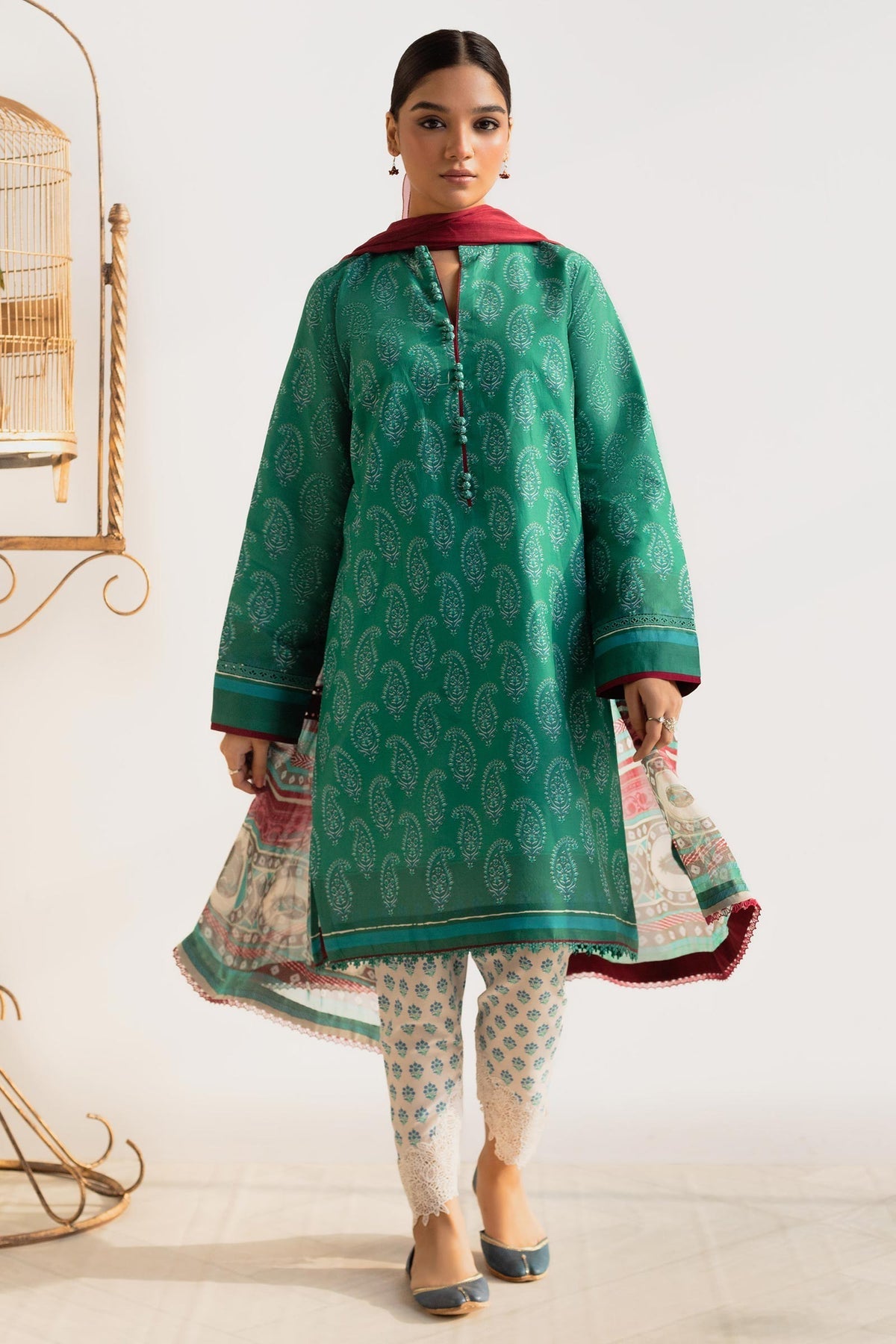 Zara Shahjahan | Coco Prints 24 | CHAAP-D4 by Zara Shahjahan - Designer Dress - Type: Ladies Clothes - Available at Libayah - 100% Original