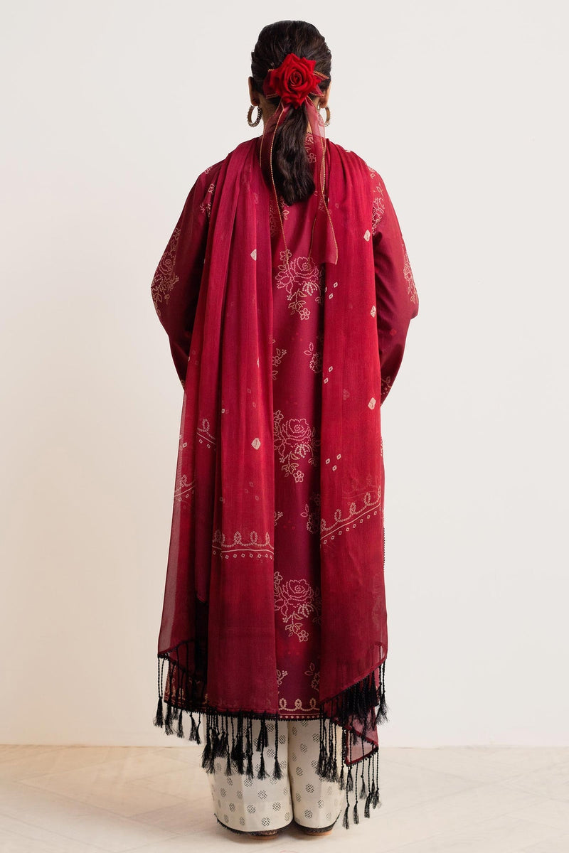 Zara Shahjahan | Coco Prints 24 | GULAB-D5 by Zara Shahjahan - Designer Dress - Type: Ladies Clothes - Available at Libayah - 100% Original