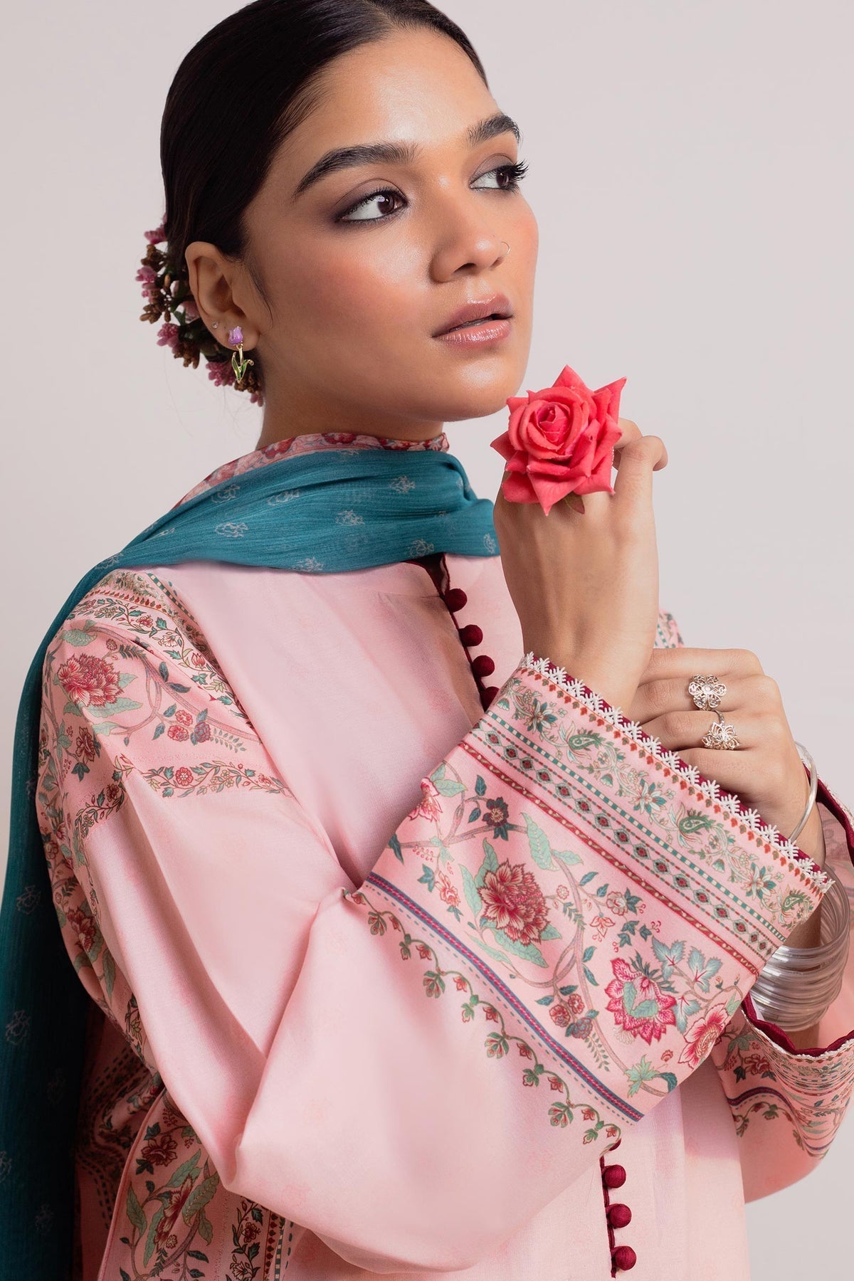 Zara Shahjahan | Coco Prints 24 | GULABI-D3 by Zara Shahjahan - Designer Dress - Type: Ladies Clothes - Available at Libayah - 100% Original