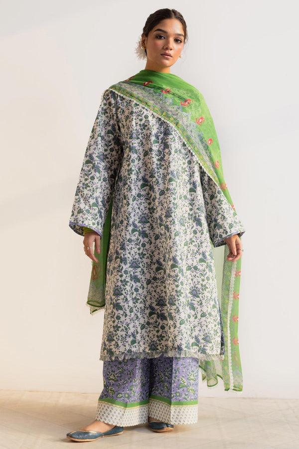 Zara Shahjahan | Coco Prints 24 | NARGIS-D2 by Zara Shahjahan - Designer Dress - Type: Ladies Clothes - Available at Libayah - 100% Original