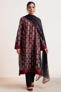 Zara Shahjahan | Coco Prints 24 | SURKH-D9 by Zara Shahjahan - Designer Dress - Type: Ladies Clothes - Available at Libayah - 100% Original