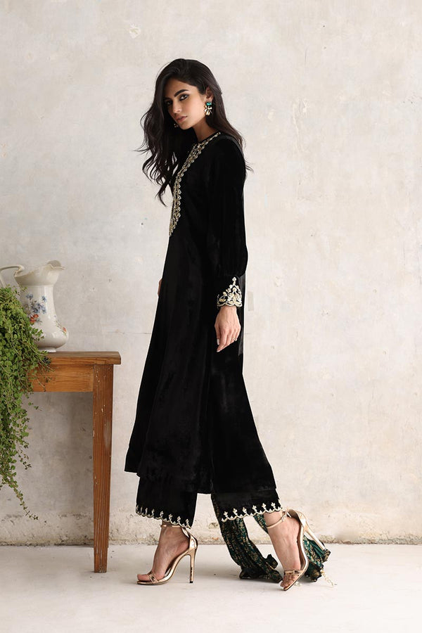 Sana Abbas | Velvet Formals | ZAAI by Sana Abbas - Designer Dress - Type: Ladies Clothes - Available at Libayah - 100% Original