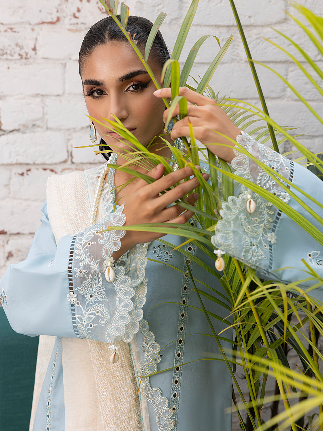 Izel | Meadow Muse Embroidered Lawn 25 | ZARELLE by Izel - Designer Dress - Type: Ladies Clothes - Available at Libayah - 100% Original