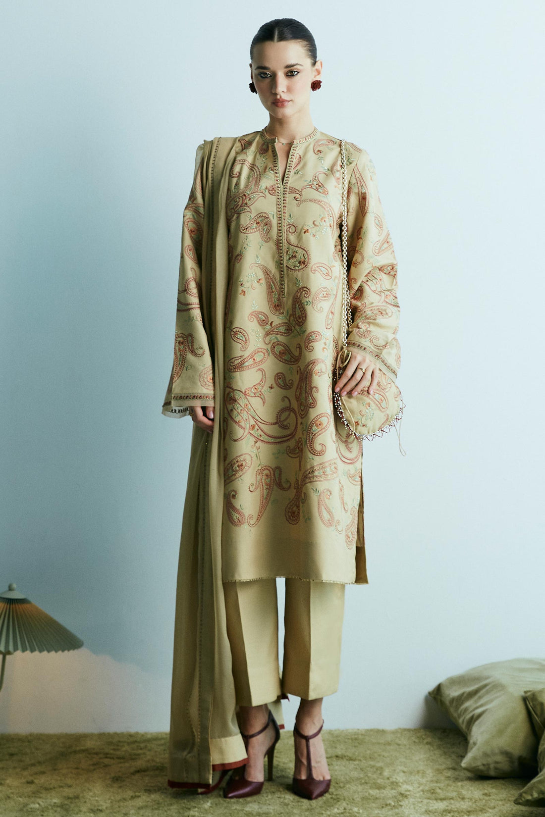 Zara Shahjahan | Festive Collection | ZC-2027 by Zara Shahjahan - Designer Dress - Type: Ladies Clothes - Available at Libayah - 100% Original