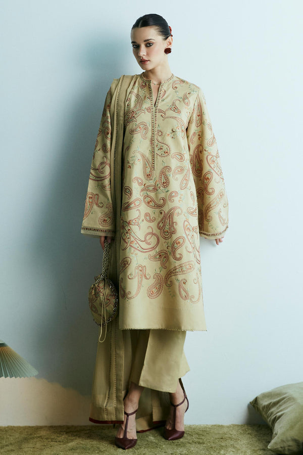 Zara Shahjahan | Festive Collection | ZC-2027 by Zara Shahjahan - Designer Dress - Type: Ladies Clothes - Available at Libayah - 100% Original
