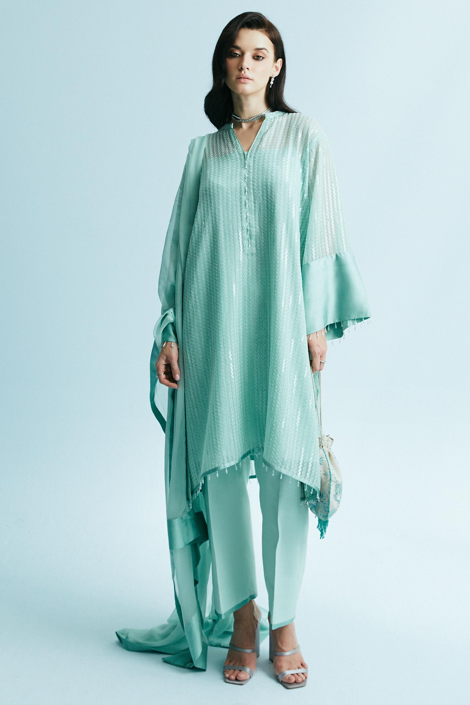 Zara Shahjahan | Festive Collection | ZC-2043 by Zara Shahjahan - Designer Dress - Type: Ladies Clothes - Available at Libayah - 100% Original