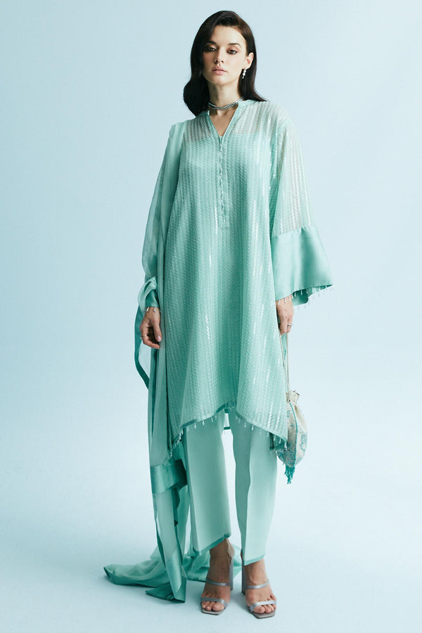Zara Shahjahan | Festive Collection | ZC-2043 by Zara Shahjahan - Designer Dress - Type: Ladies Clothes - Available at Libayah - 100% Original
