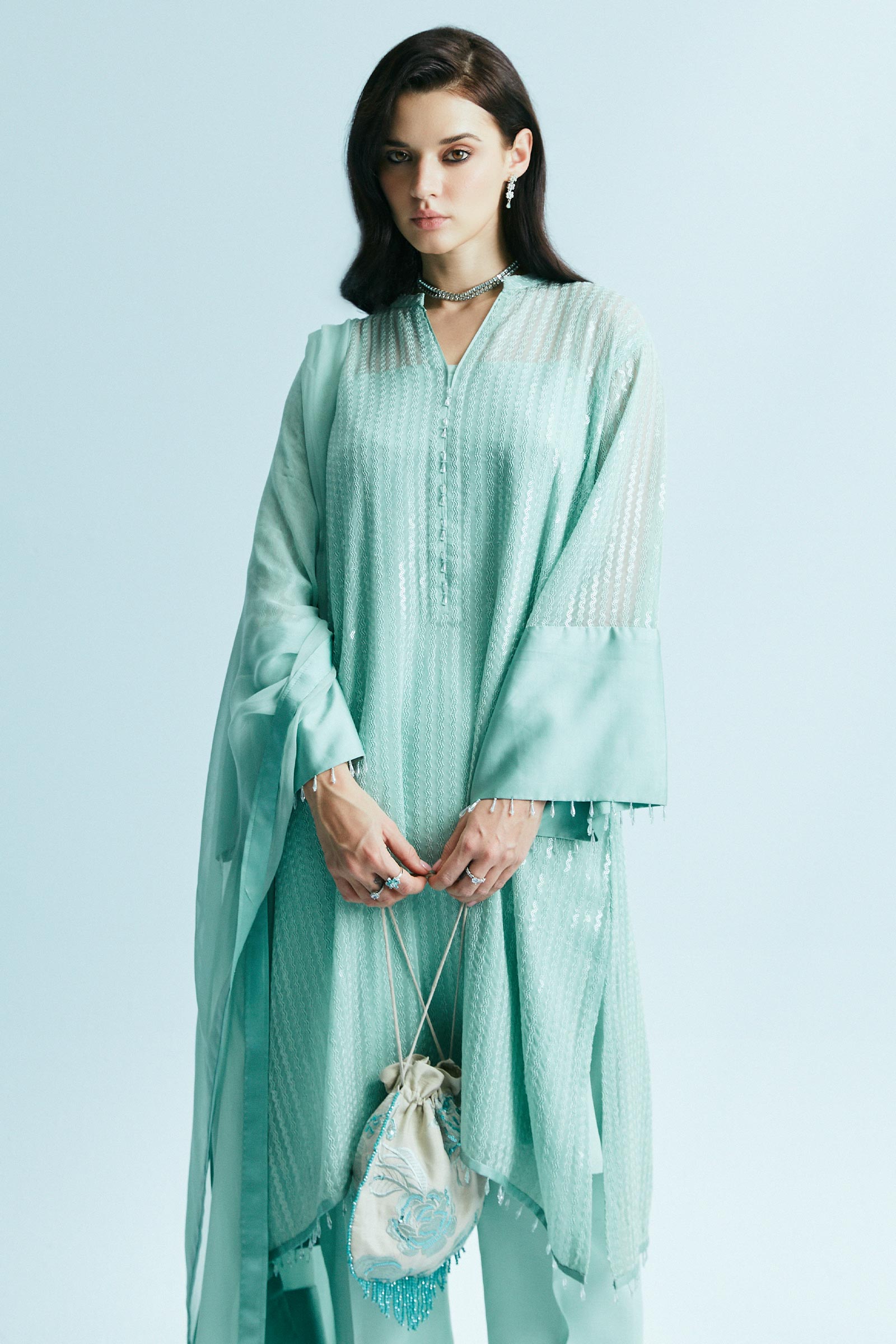 Zara Shahjahan | Festive Collection | ZC-2043 by Zara Shahjahan - Designer Dress - Type: Ladies Clothes - Available at Libayah - 100% Original