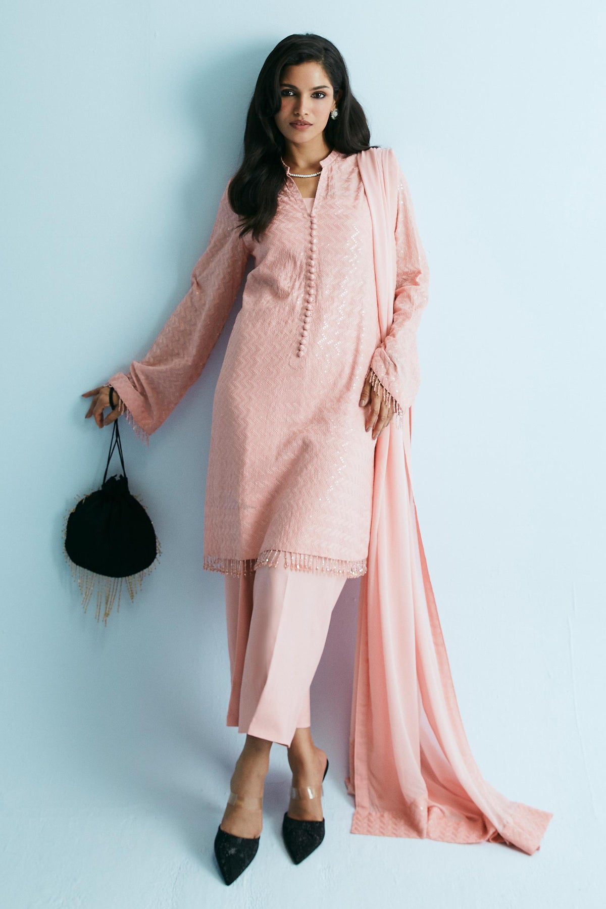 Zara Shahjahan | Festive Collection | ZC-2044 by Zara Shahjahan - Designer Dress - Type: Ladies Clothes - Available at Libayah - 100% Original