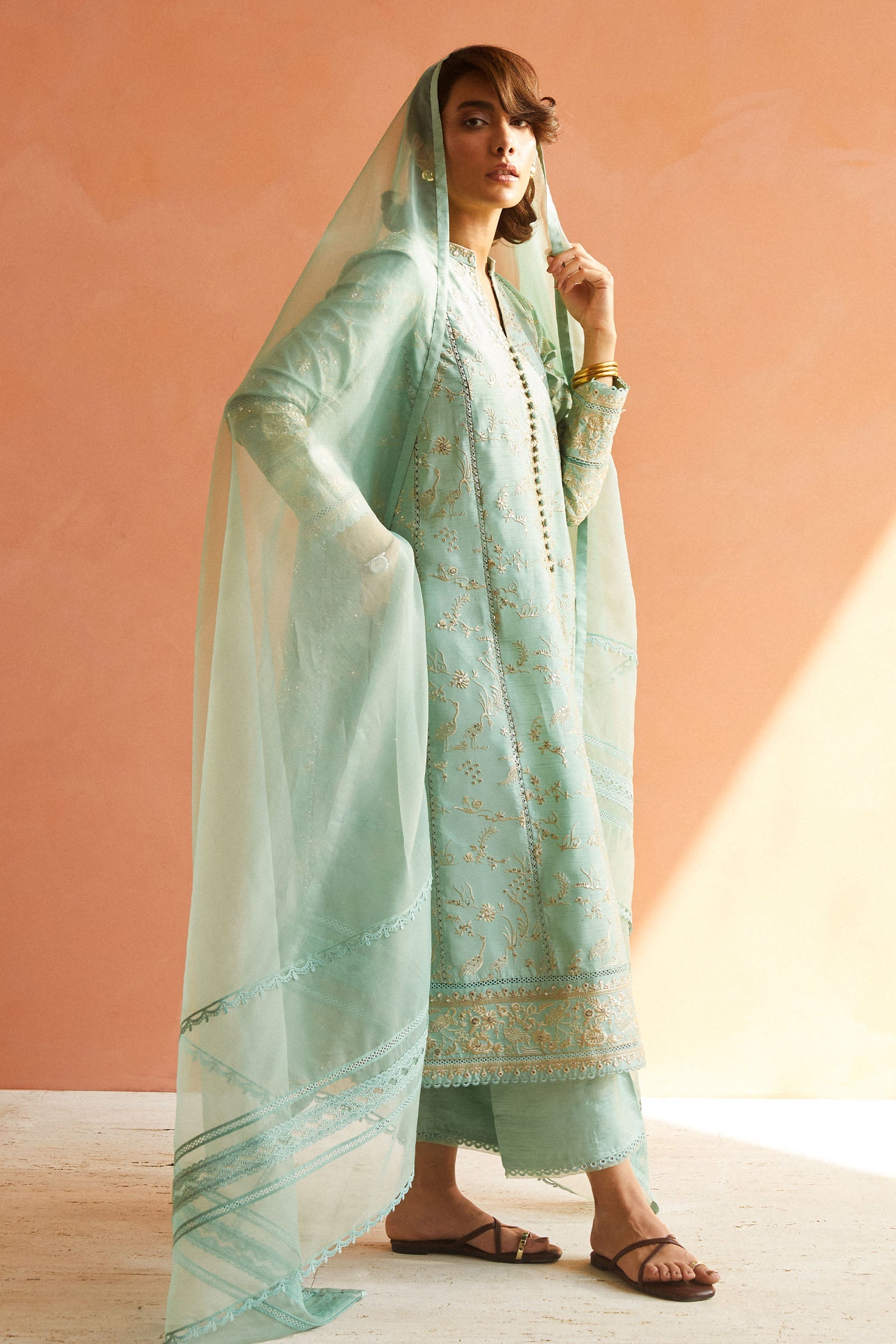 Zara Shahjahan | Festive Collection | ZC-2065 by Zara Shahjahan - Designer Dress - Type: Ladies Clothes - Available at Libayah - 100% Original