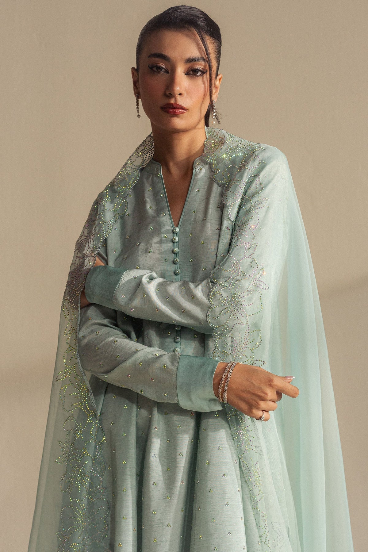 Zara Shahjahan | Fall Festive 24 | ZC-2068 by Zara Shahjahan - Designer Dress - Type: Ladies Clothes - Available at Libayah - 100% Original