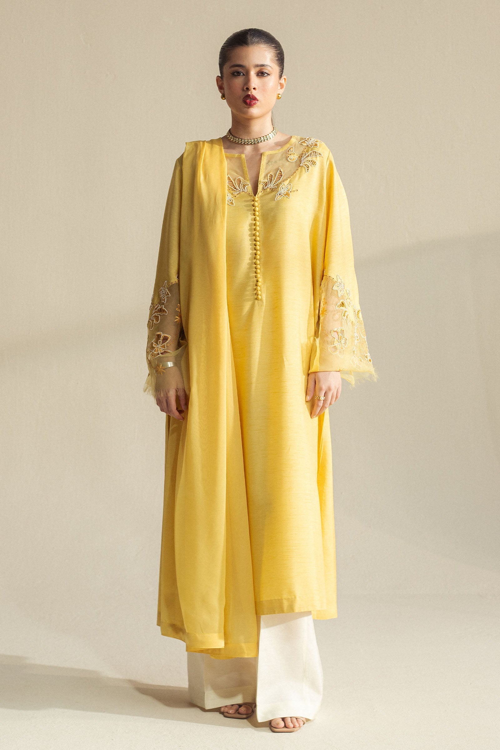 Zara Shahjahan | Fall Festive 24 | ZC-2073 by Zara Shahjahan - Designer Dress - Type: Ladies Clothes - Available at Libayah - 100% Original