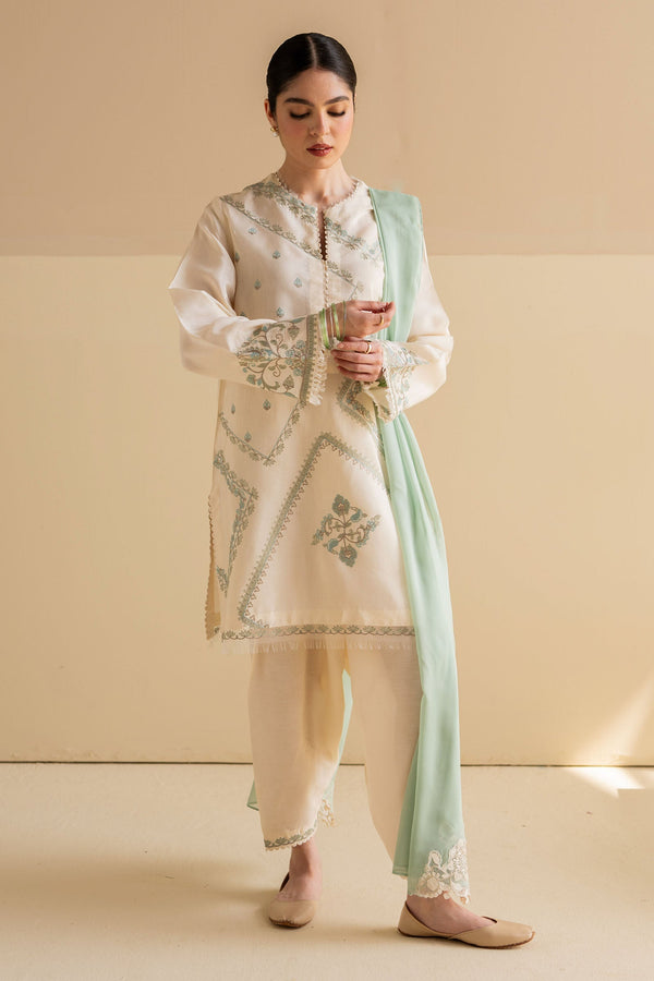 Zara Shahjahan | Pret Wear | ZC-2097 by Zara Shahjahan - Designer Dress - Type: Ladies Clothes - Available at Libayah - 100% Original