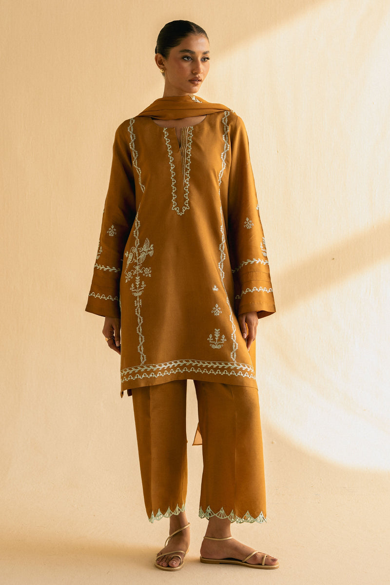 Zara Shahjahan | Pret Wear | ZC-2103 by Zara Shahjahan - Designer Dress - Type: Ladies Clothes - Available at Libayah - 100% Original
