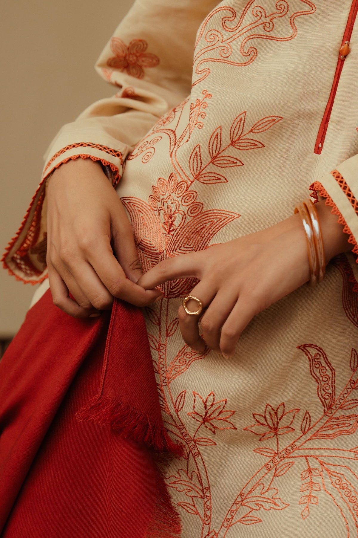 Zara Shahjahan | Pret Wear | ZC-2128 by Zara Shahjahan - Designer Dress - Type: Ladies Clothes - Available at Libayah - 100% Original