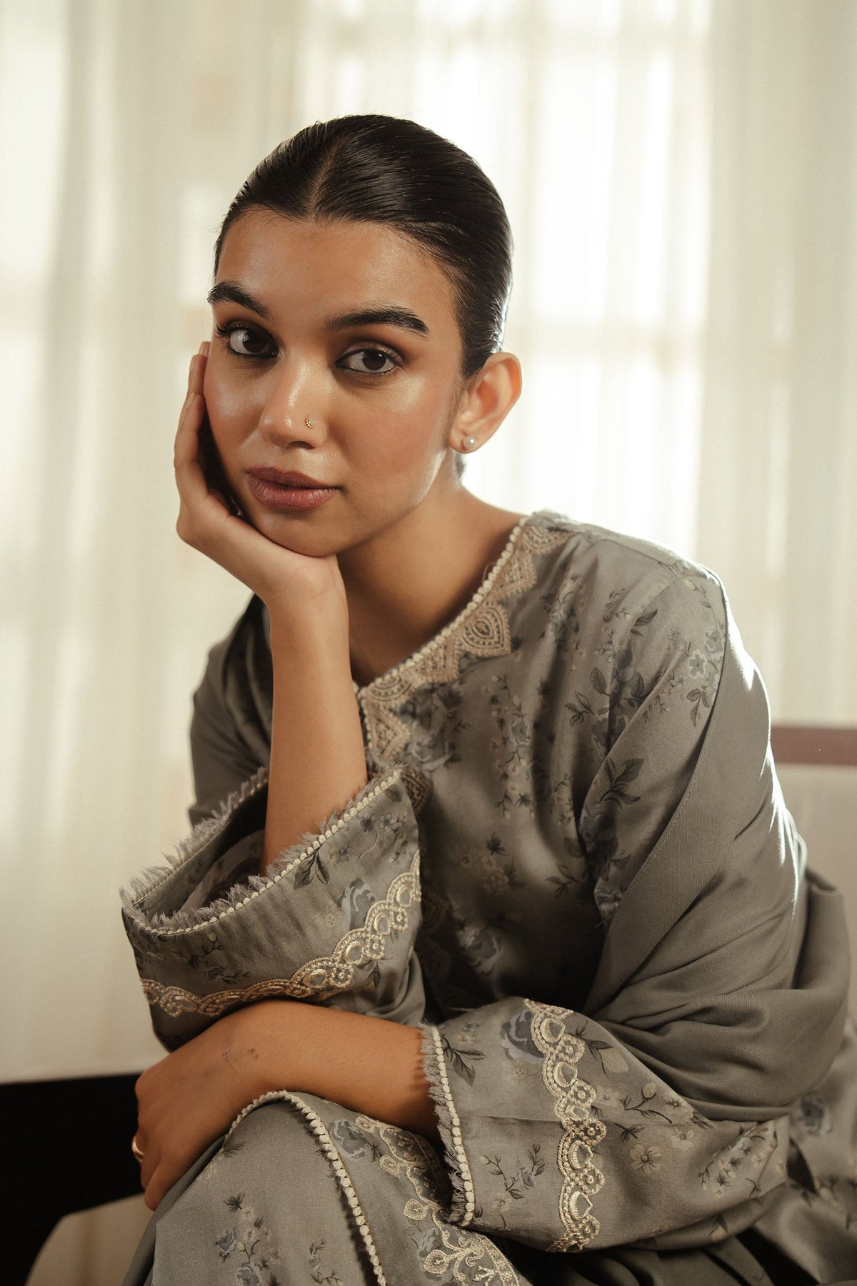 Zara Shahjahan | Pret Wear | ZC-2139 by Zara Shahjahan - Designer Dress - Type: Ladies Clothes - Available at Libayah - 100% Original