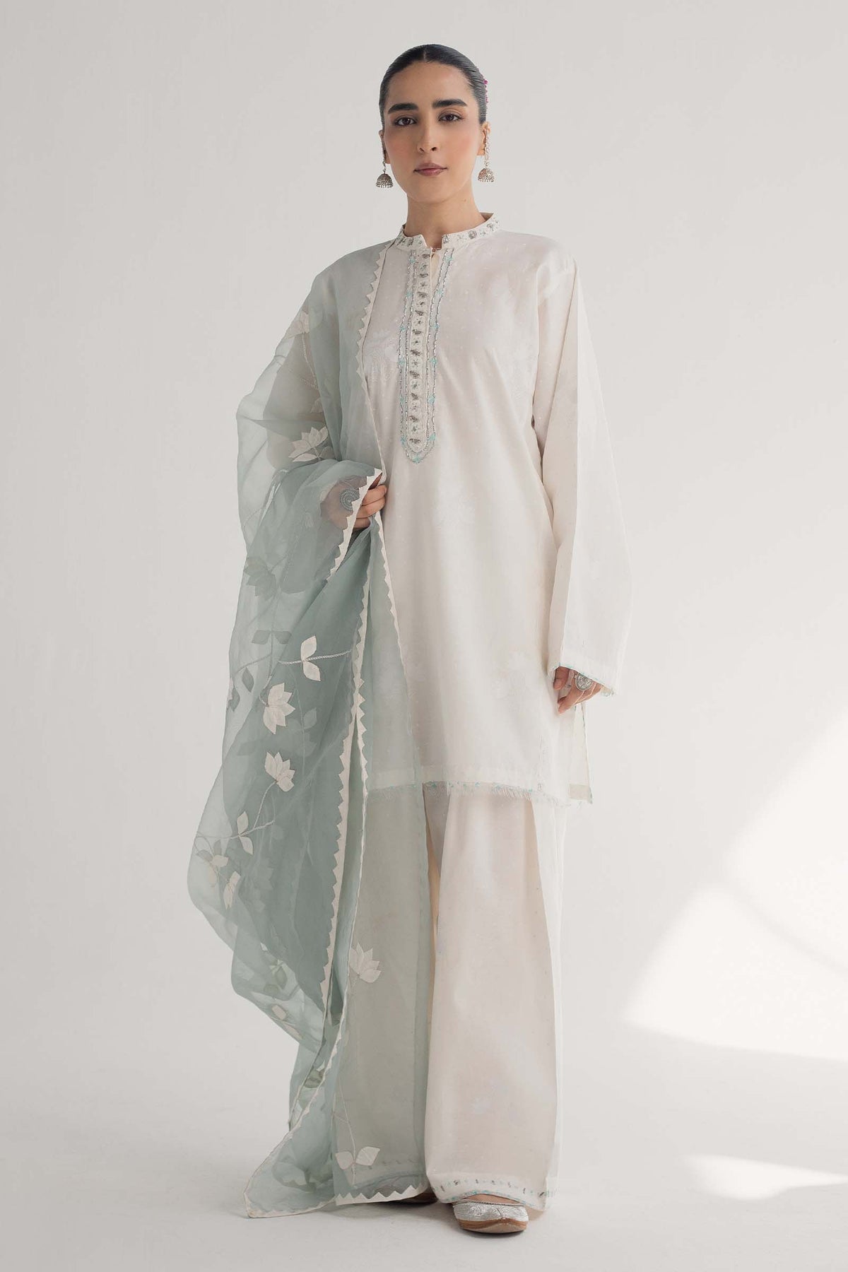 Zara Shahjahan | Handcrafted Suits | ZHC-046 by Zarposh - Designer Dress - Type: Ladies Clothes - Available at Libayah - 100% Original