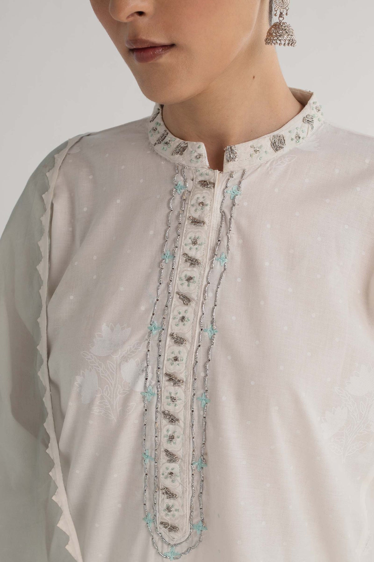 Zara Shahjahan | Handcrafted Suits | ZHC-046 by Zarposh - Designer Dress - Type: Ladies Clothes - Available at Libayah - 100% Original
