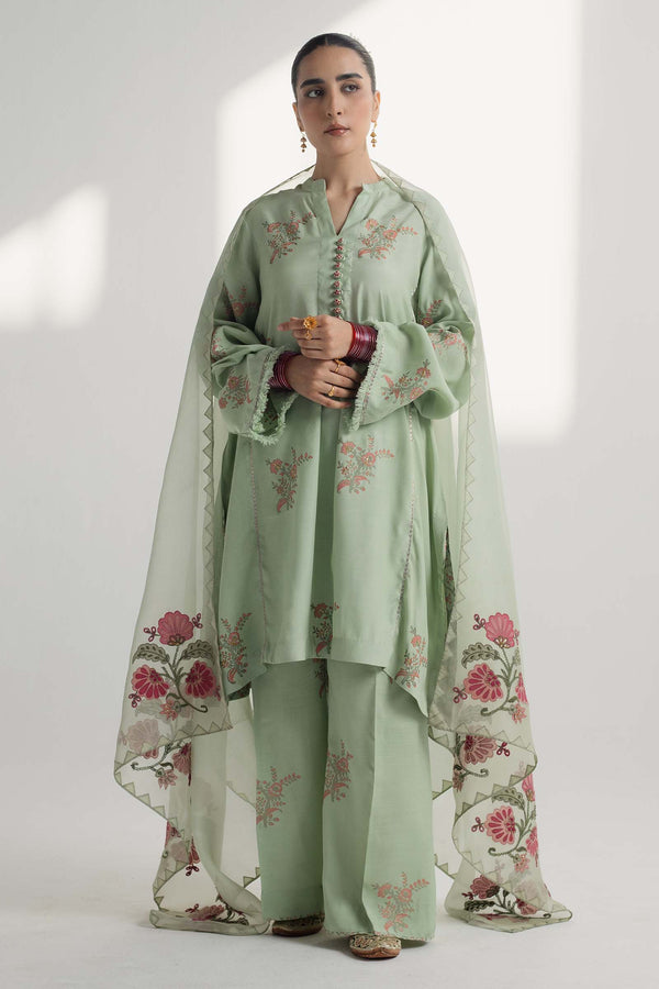 Zara Shahjahan | Handcrafted Suits | ZHC-047 by Zara Shahjahan - Designer Dress - Type: Ladies Clothes - Available at Libayah - 100% Original