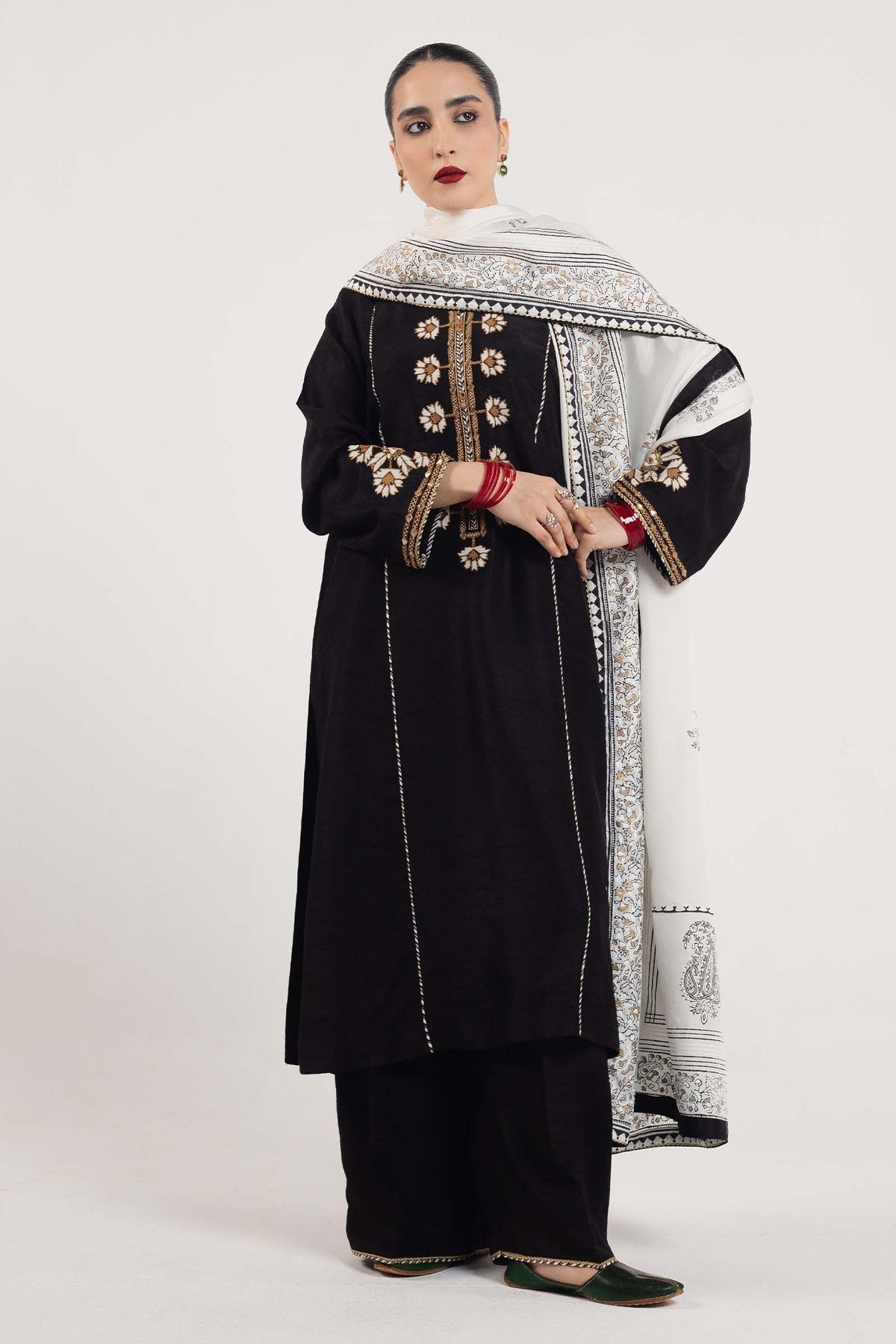 Zara Shahjahan | Handcrafted Suits | ZHC-048 by Zara Shahjahan - Designer Dress - Type: Ladies Clothes - Available at Libayah - 100% Original