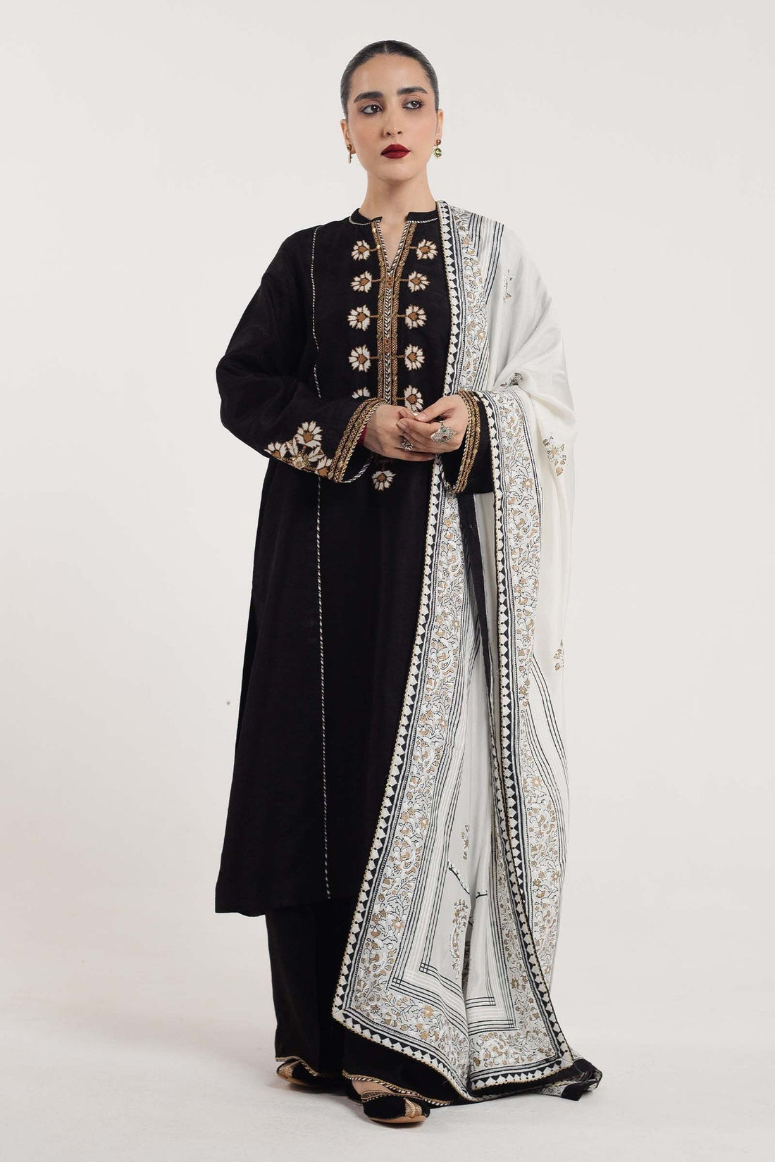 Zara Shahjahan | Handcrafted Suits | ZHC-048 by Zara Shahjahan - Designer Dress - Type: Ladies Clothes - Available at Libayah - 100% Original