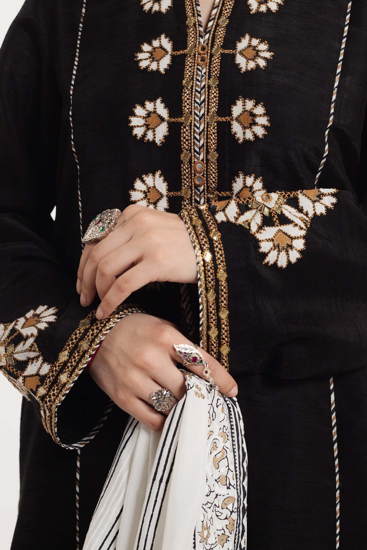 Zara Shahjahan | Handcrafted Suits | ZHC-048 by Zara Shahjahan - Designer Dress - Type: Ladies Clothes - Available at Libayah - 100% Original