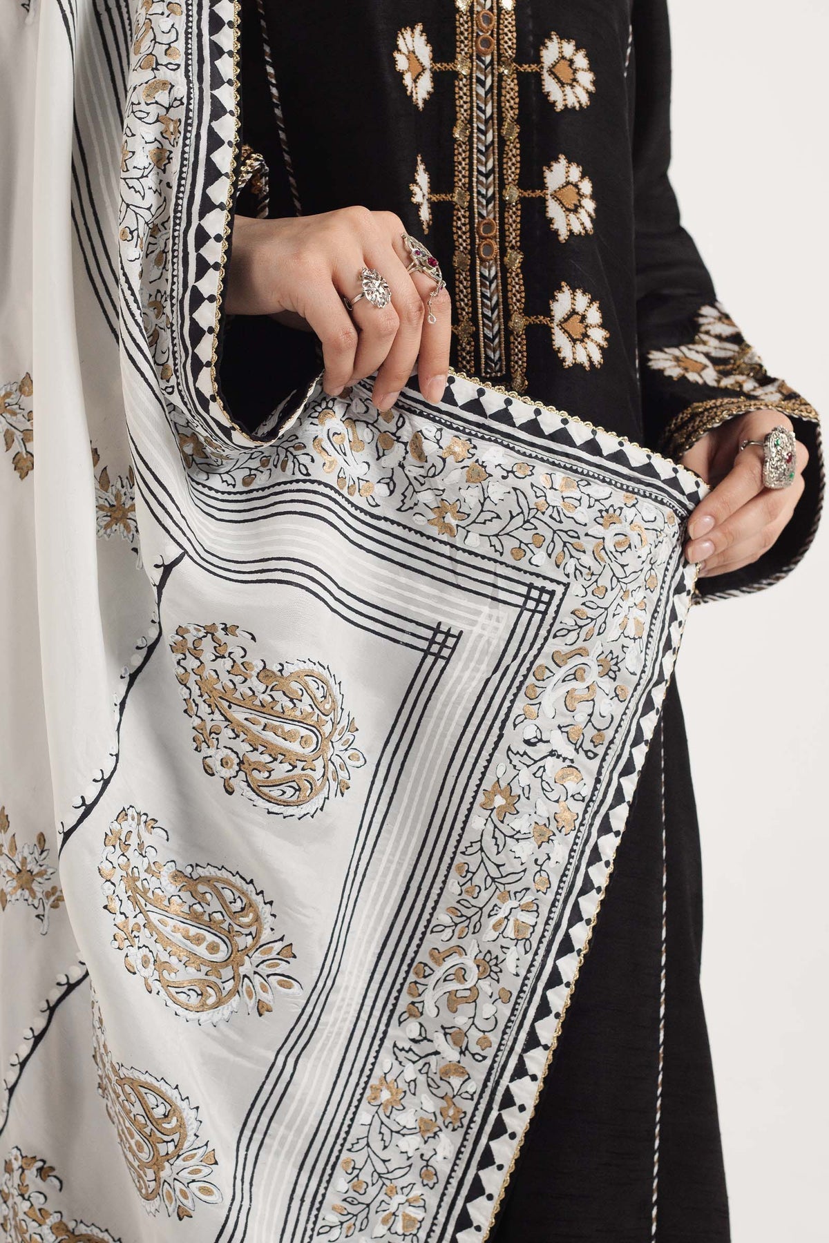 Zara Shahjahan | Handcrafted Suits | ZHC-048 by Zara Shahjahan - Designer Dress - Type: Ladies Clothes - Available at Libayah - 100% Original