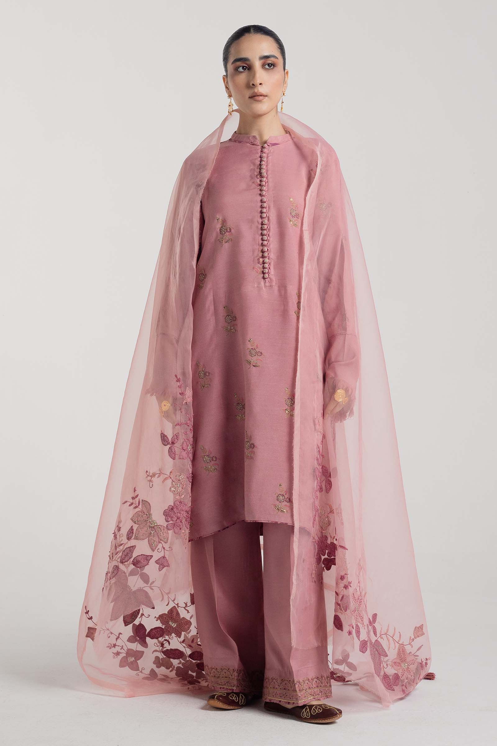 Zara Shahjahan | Handcrafted Suits | ZHC-050 by Zara Shahjahan - Designer Dress - Type: Ladies Clothes - Available at Libayah - 100% Original