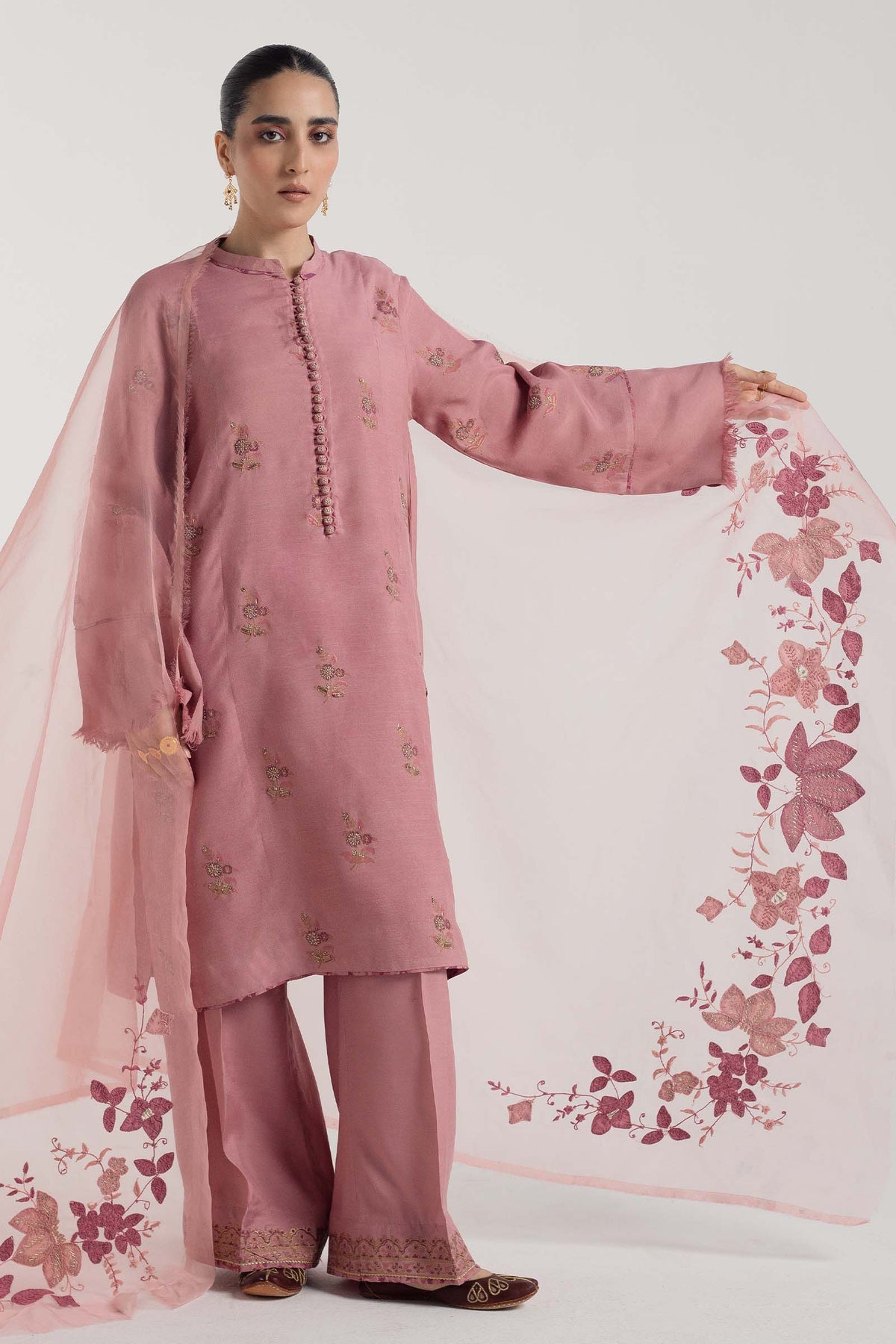 Zara Shahjahan | Handcrafted Suits | ZHC-050 by Zara Shahjahan - Designer Dress - Type: Ladies Clothes - Available at Libayah - 100% Original