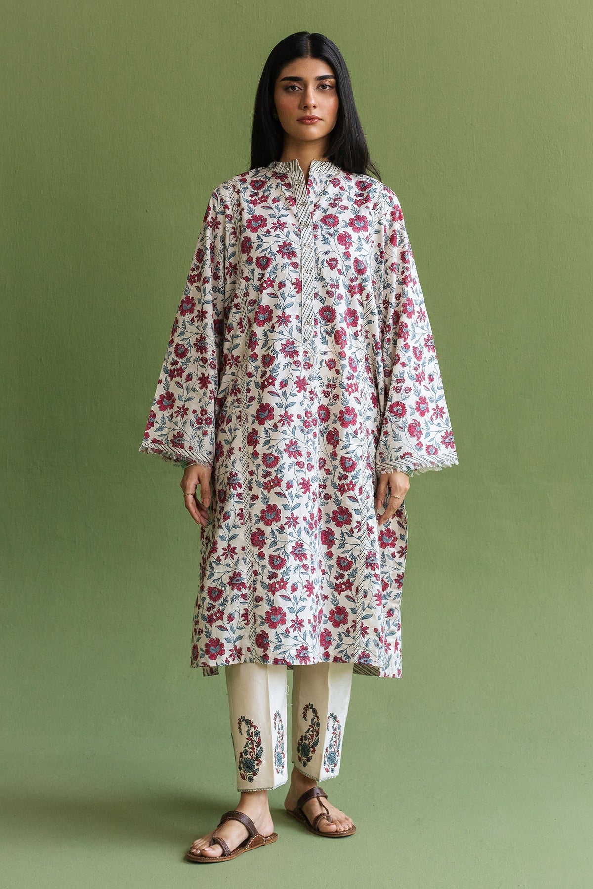 Zara Shahjahan | Handcrafted Suits | ZHC-053 by Zara Shahjahan - Designer Dress - Type: Ladies Clothes - Available at Libayah - 100% Original