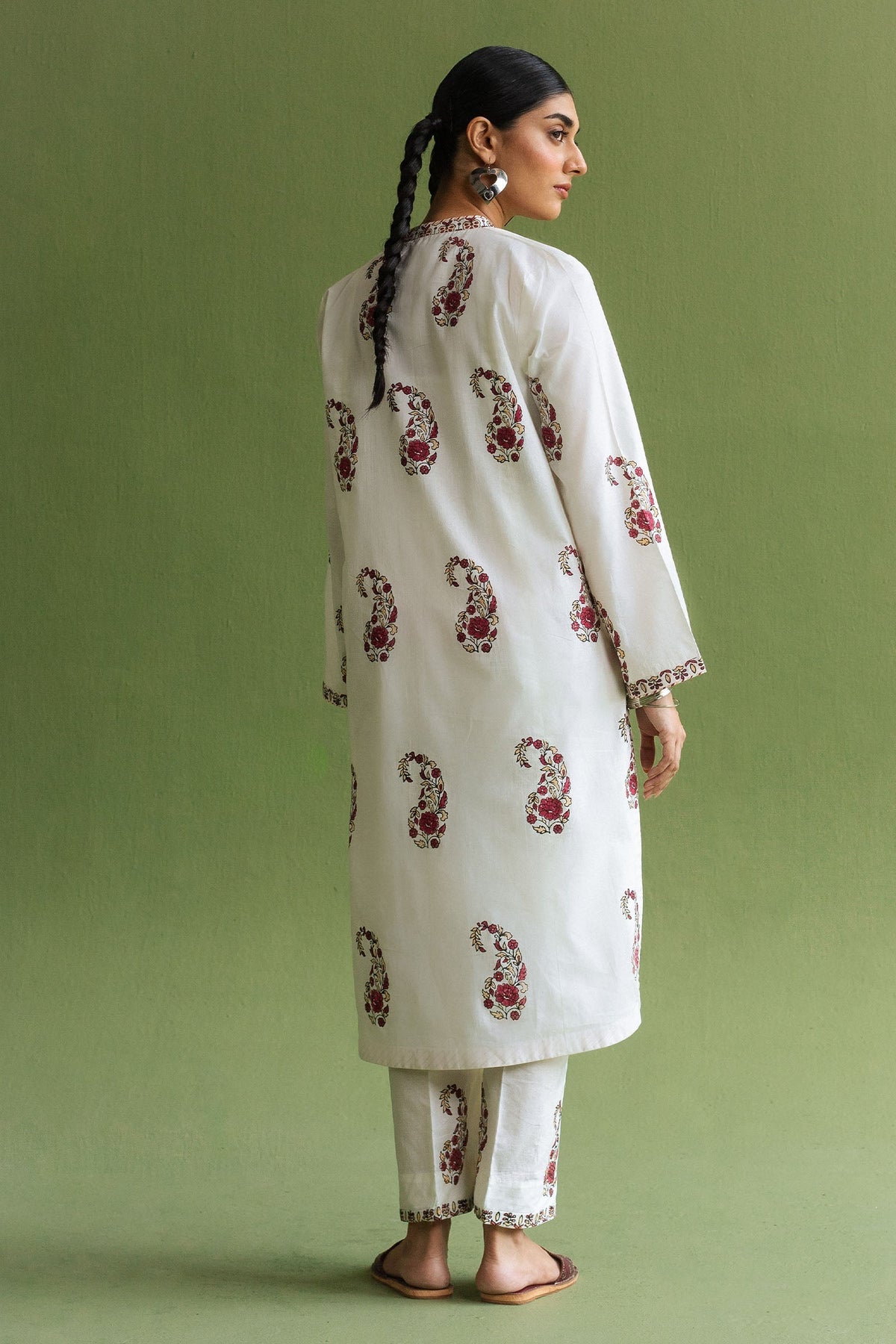 Zara Shahjahan | Handcrafted Suits | ZHC-055 by Zara Shahjahan - Designer Dress - Type: Ladies Clothes - Available at Libayah - 100% Original