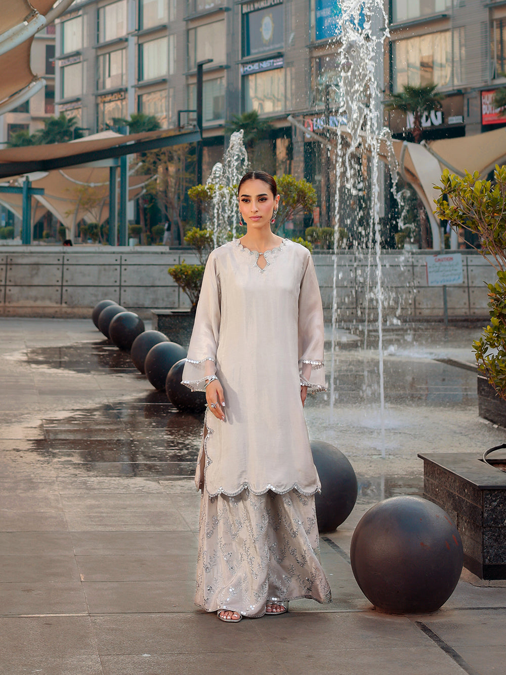Ain | Raya Luxury Formals | AN-166 ZIRCON by Ain - Designer Dress  - Type : Ladies Clothes - Available at Libayah - 100% Original 