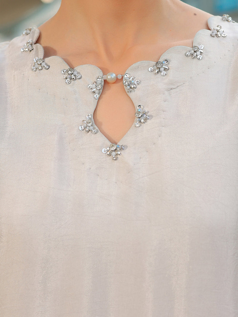 Ain | Raya Luxury Formals | AN-166 ZIRCON by Ain - Designer Dress  - Type : Ladies Clothes - Available at Libayah - 100% Original 