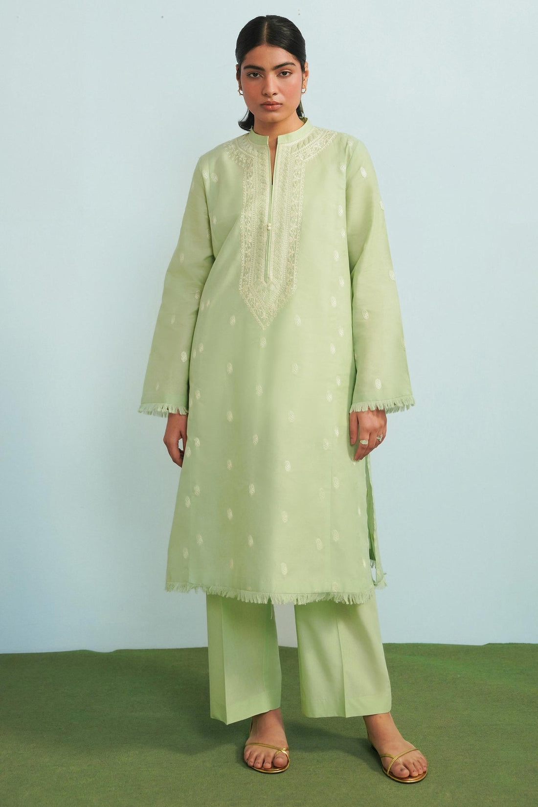 Zara Shahjahan | Basics 2024 | ZKT-1301 by Zara Shahjahan - Designer Dress - Type: Casuals - Available at Libayah - 100% Original