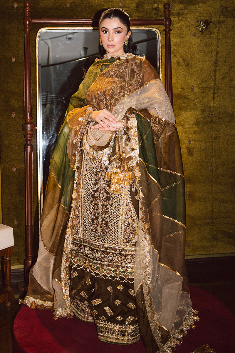 MNR | Zarlish Festive 25 | Zahra Sarfraz in Tabeer by MNR - Designer Dress - Type : Ladies Clothes - Available at Libayah - 100% Original 