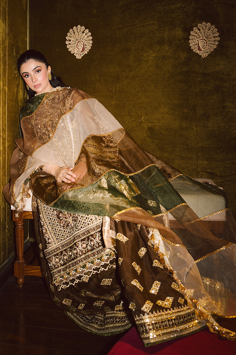 MNR | Zarlish Festive 25 | Zahra Sarfraz in Tabeer by MNR - Designer Dress - Type : Ladies Clothes - Available at Libayah - 100% Original 