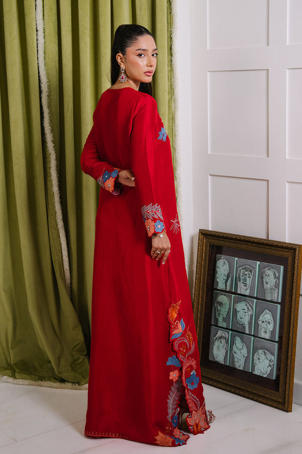 Mina Hasan | Signature Pret | Crimson Dream Kaftan - by Libayah - Registered Vendor of : Mina Hasan - 100% Original Designer Dress